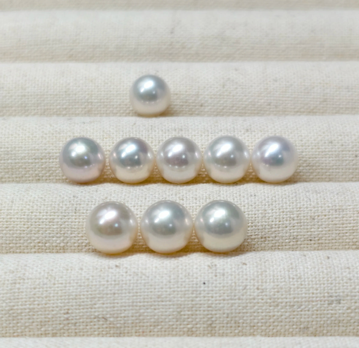 Freshwater Akoya-Style Loose Pearls – High-Luster Round Beads