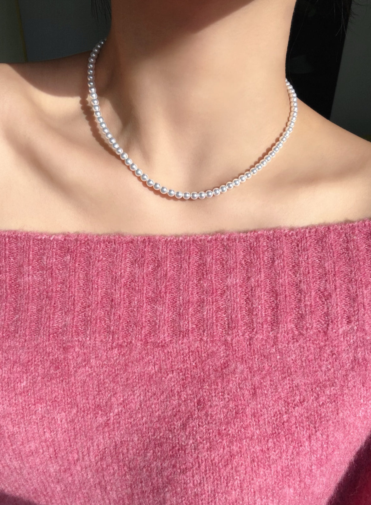 3–4mm Baby Freshwater Pearl Necklace – Dainty & Elegant