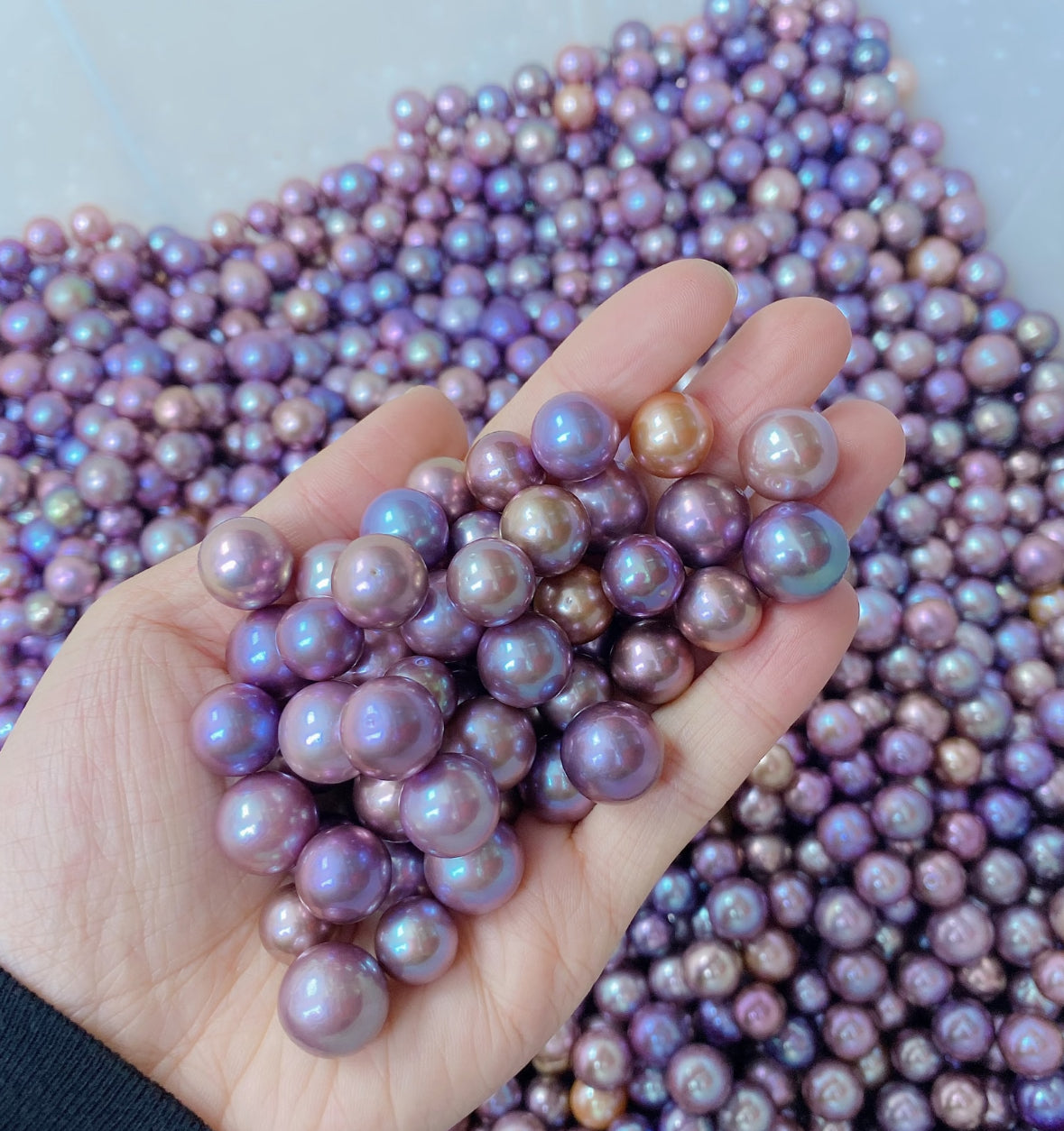 10–11mm Lavender Edison Freshwater Pearl – Loose Round Pearl