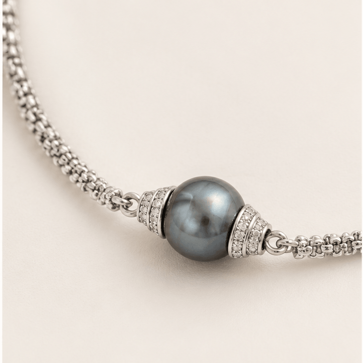 Tahitian Glow – Pearl Bracelet — detail view