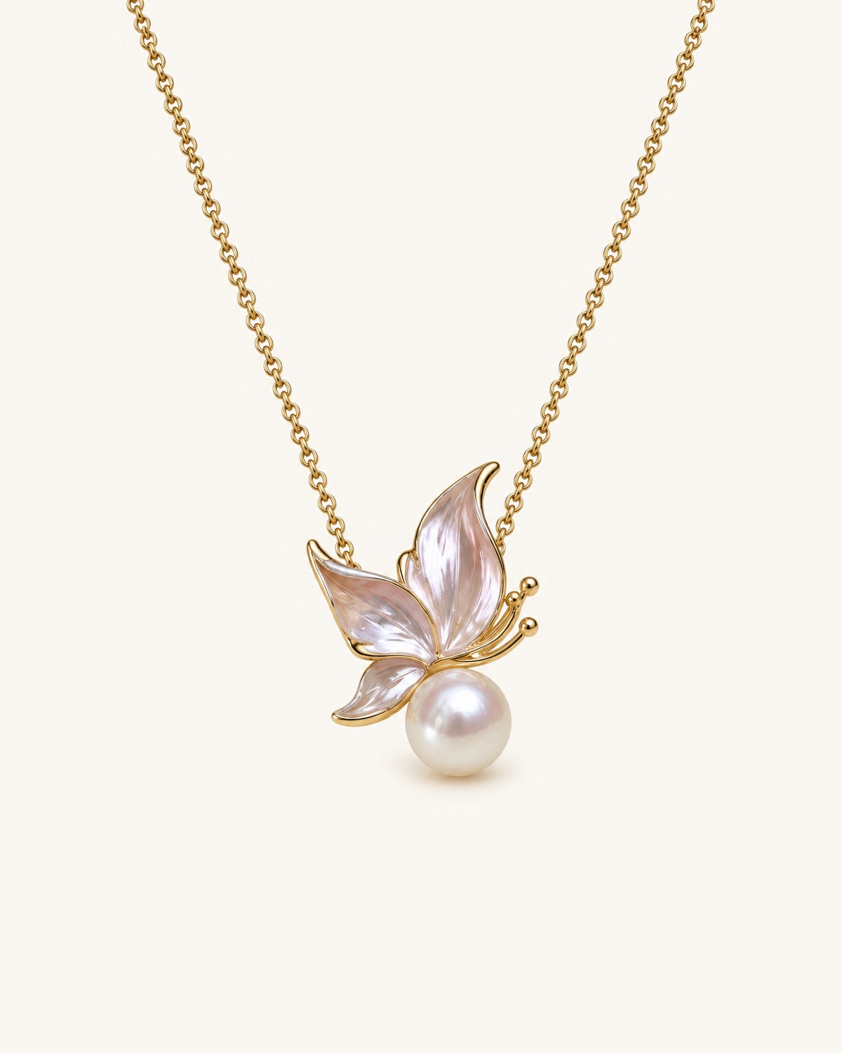 Butterfly Freshwater Pearl Jewellery Set