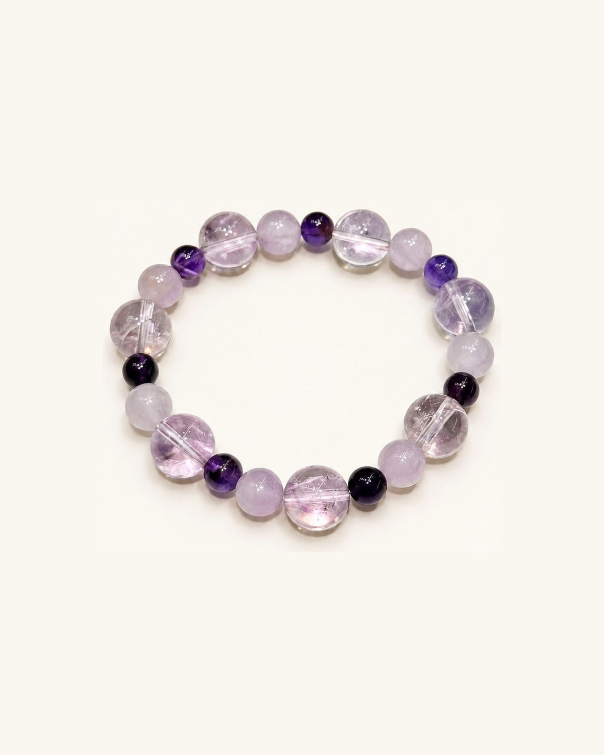 Lavender Dew – Amethyst Bracelet