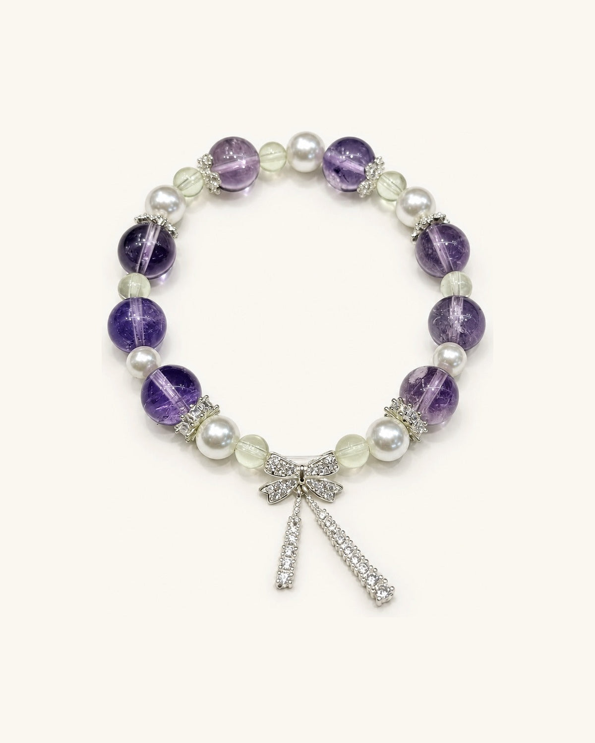 Lilac Ribbon – Amethyst Bracelet