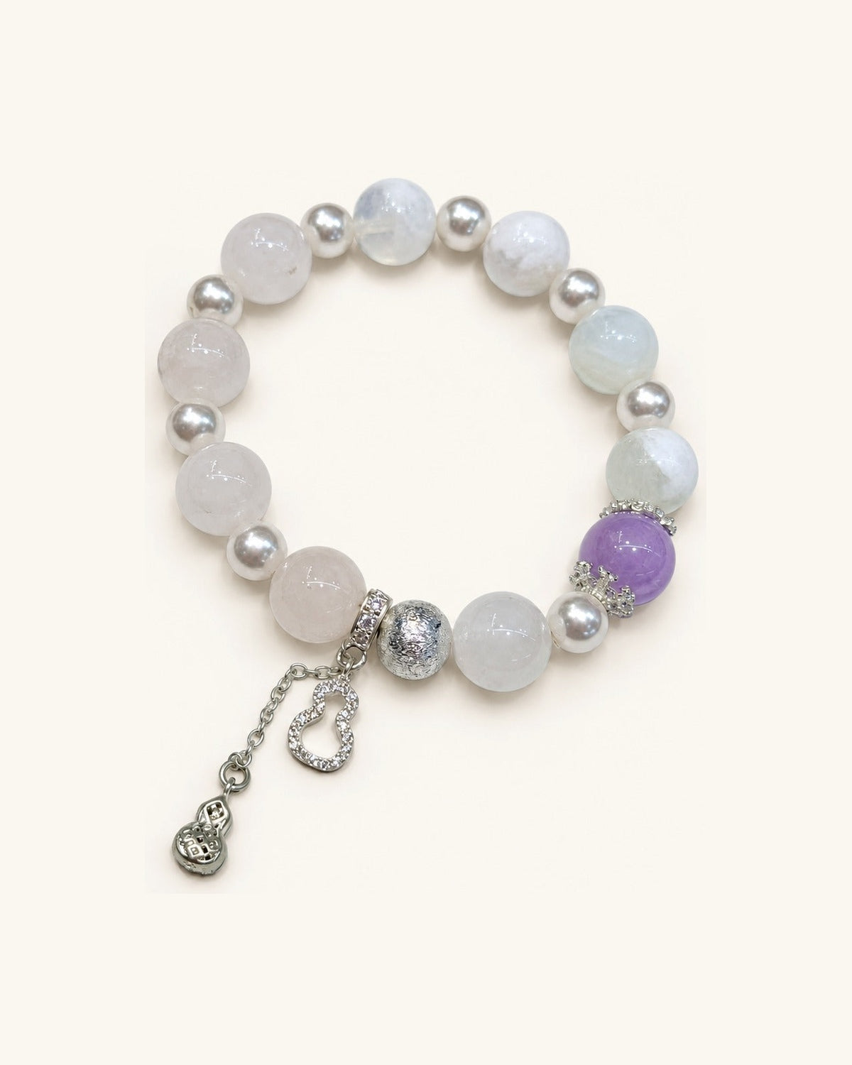 Moon Gourd – Natural Stone Bracelet