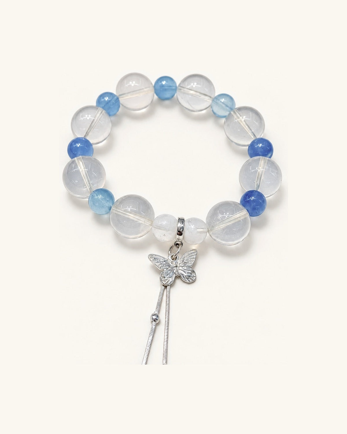 Blue Wing – Quartz & Blue Stone Bracelet