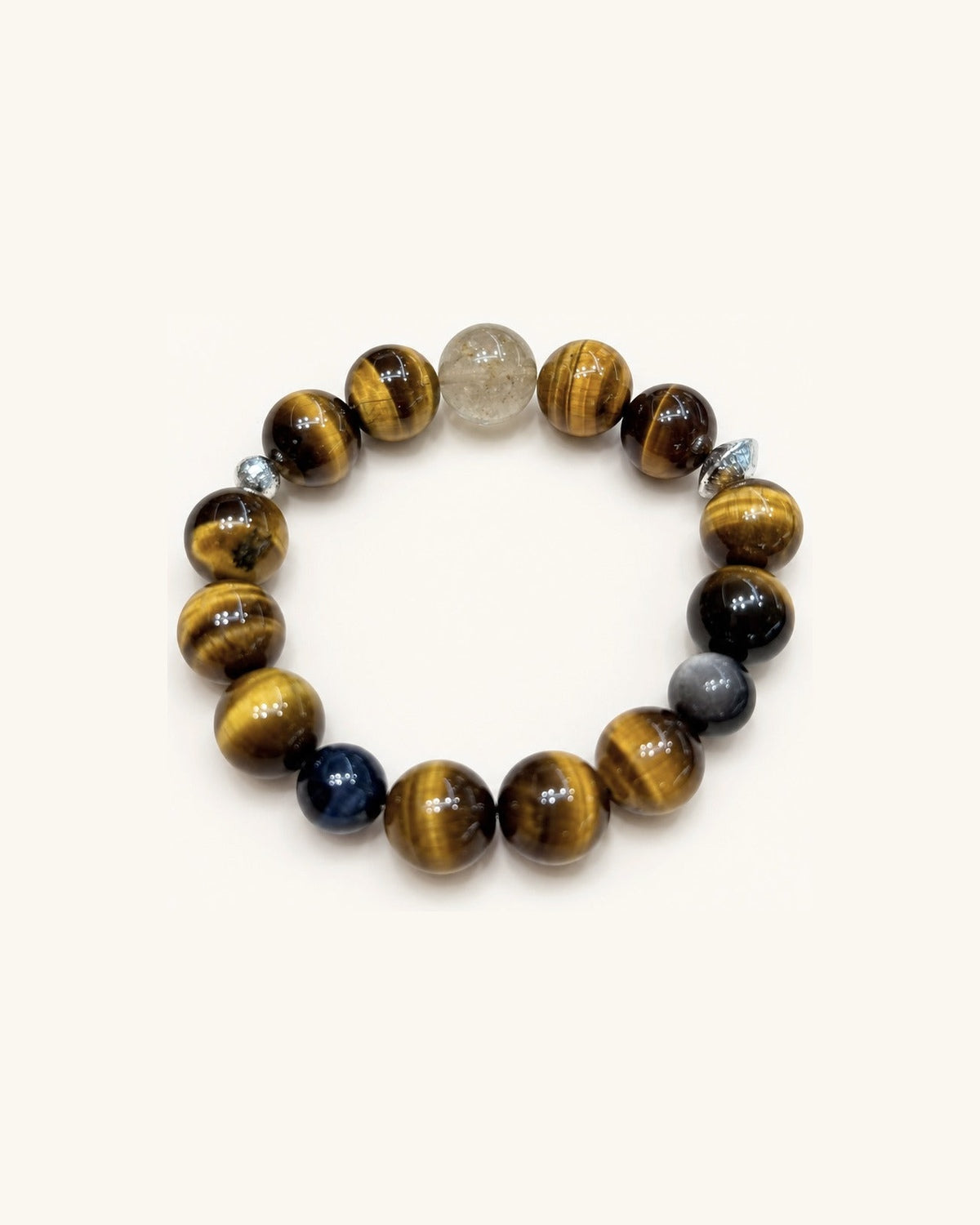 Amber Stripe – Tiger’s Eye Bracelet