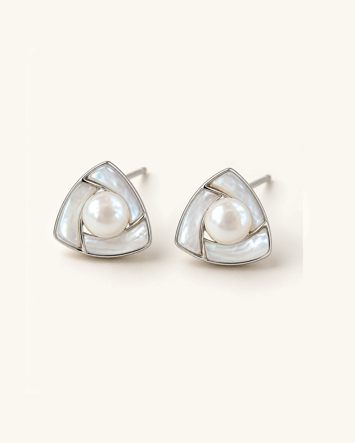 TréAngle Mother-of-Pearl Earrings