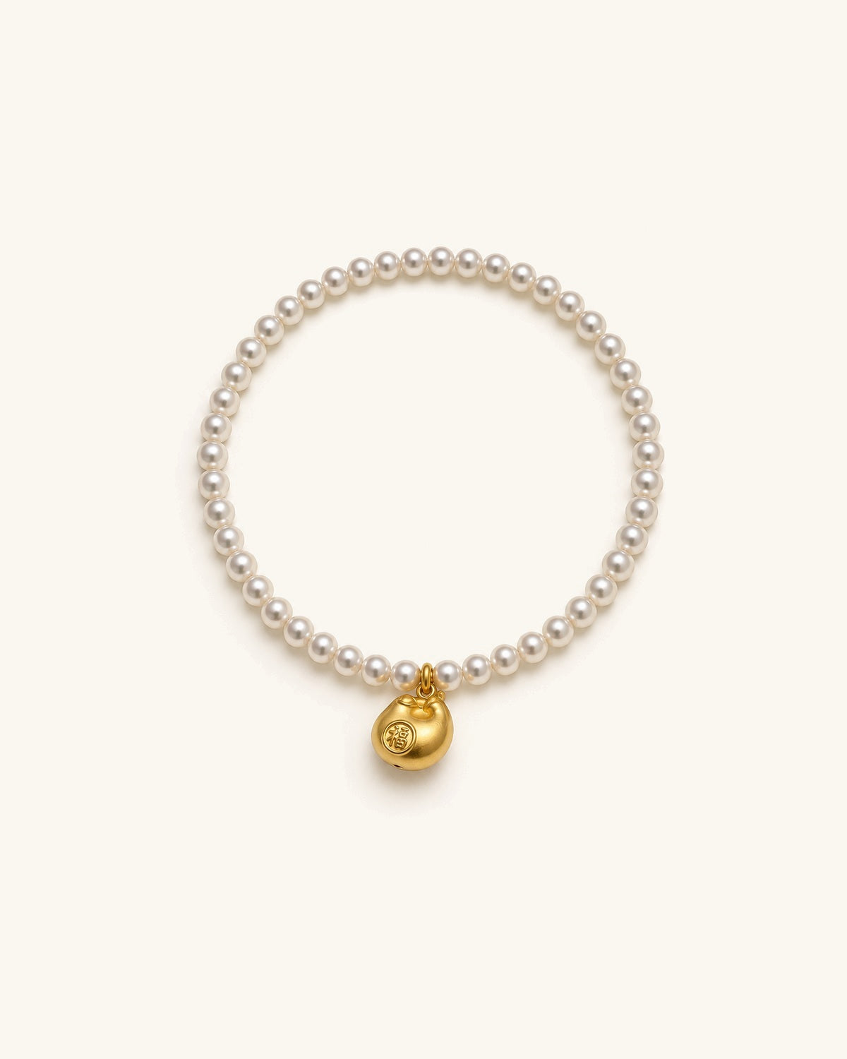 Pouch Knot Pearl Bracelet