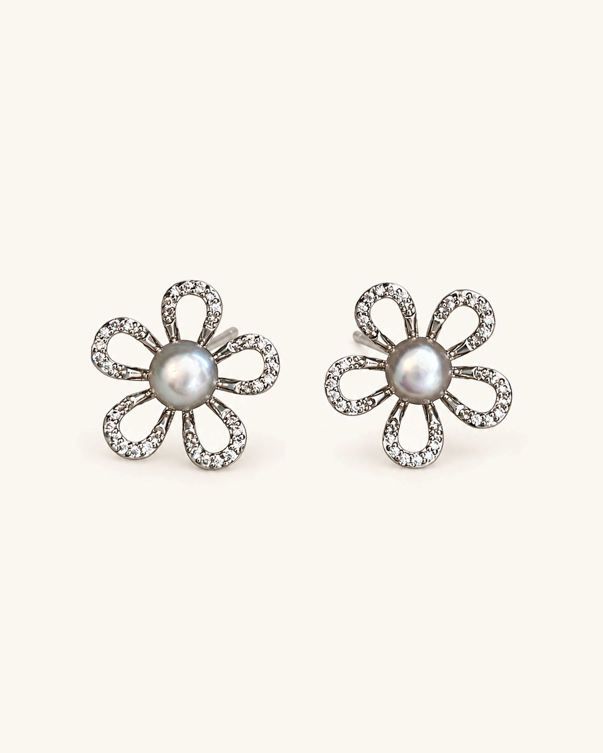 Sunflower Pearl Studs