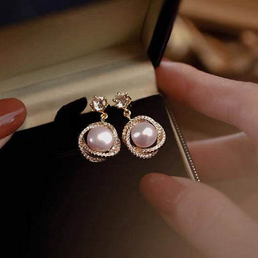 8–9mm freshwater pearl stud earrings