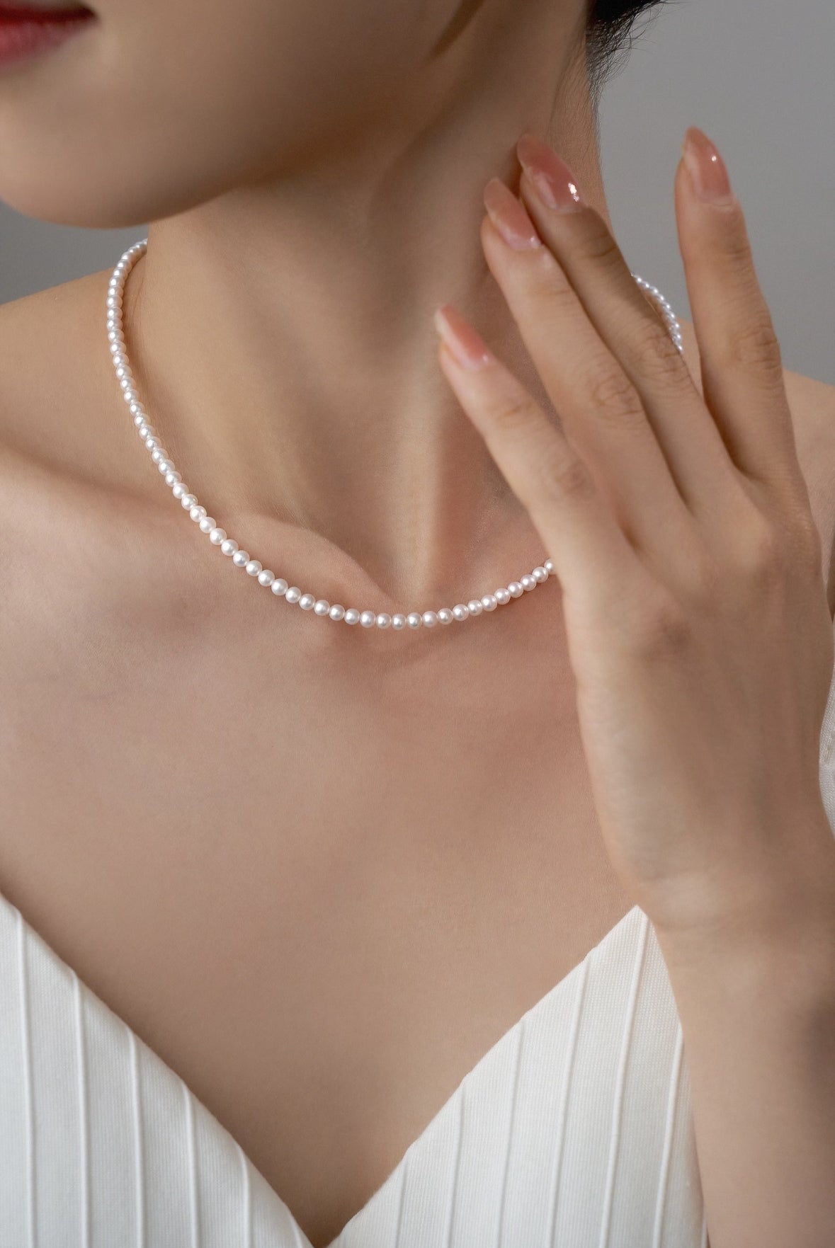 3–4mm Baby Freshwater Pearl Necklace – Dainty & Elegant