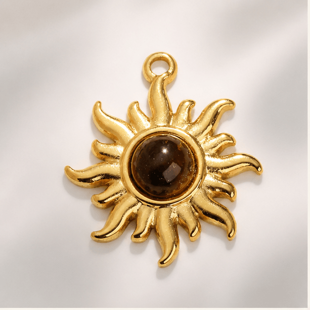 Luna Veil Decisive Light Tiger's Eye Pendant studio product view