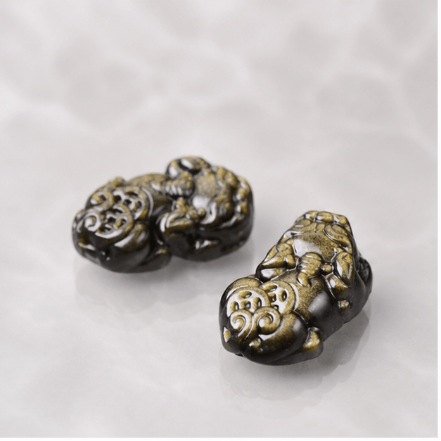 Luna Veil Private Power Obsidian Necklace studio product view
