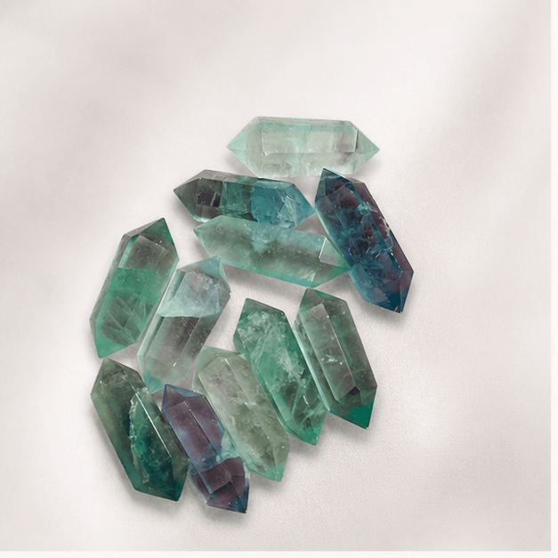 Luna Veil Quiet Logic Fluorite Pendant studio product view
