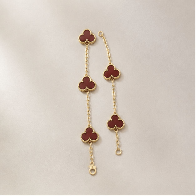 Luna Veil Ember Action Carnelian Bracelet studio product view