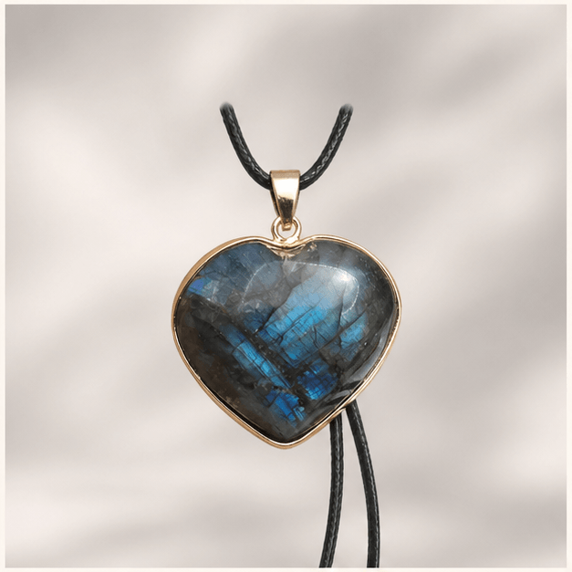 Luna Veil Quiet Magic Labradorite Pendant studio product view