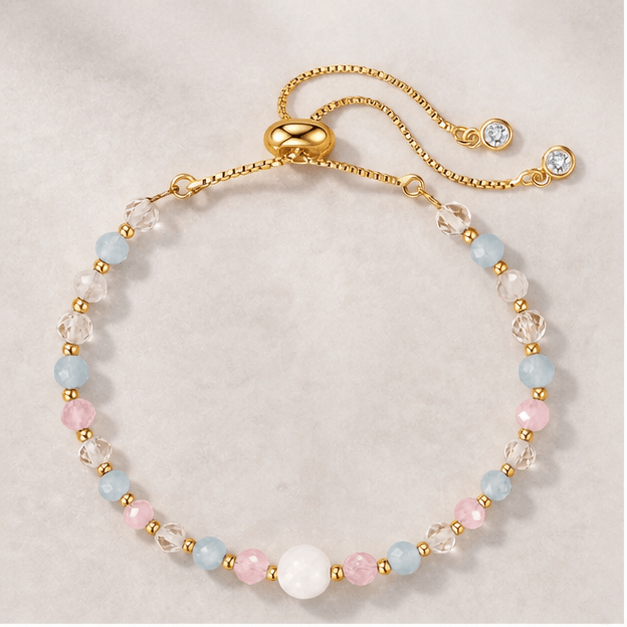 Luna Veil Lunar Tide Moonstone Bracelet studio product view