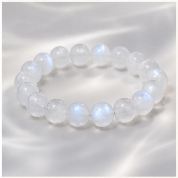 Luna Veil Soft Orbit Moonstone Bracelet studio product view