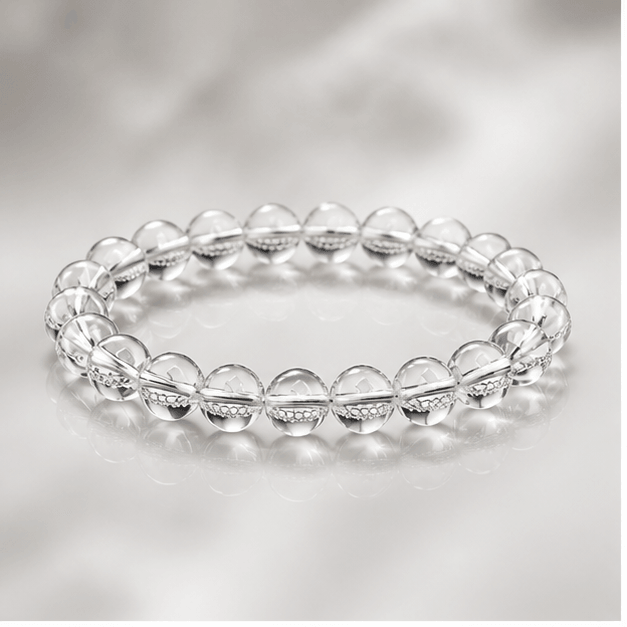 Luna Veil Clear Signal Clear Quartz Bracelet studio product view