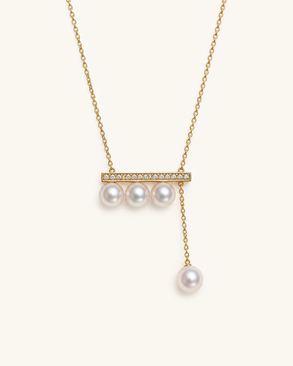 Four-Pearl Freshwater Necklace