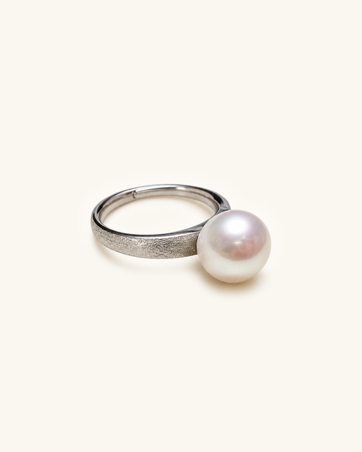 Edison Pearl Sterling Silver Adjustable Ring