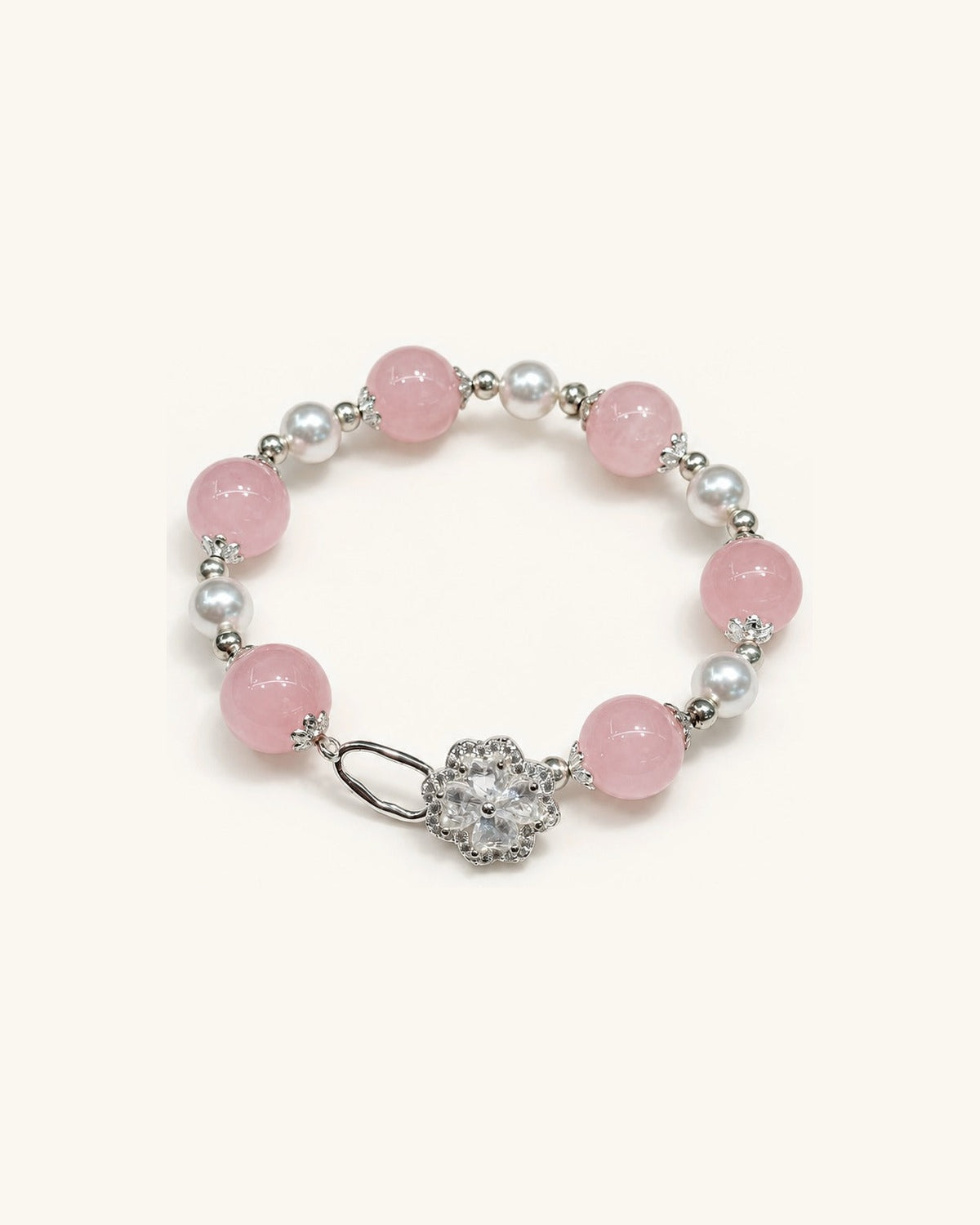 Rosette – Rose Quartz Bracelet